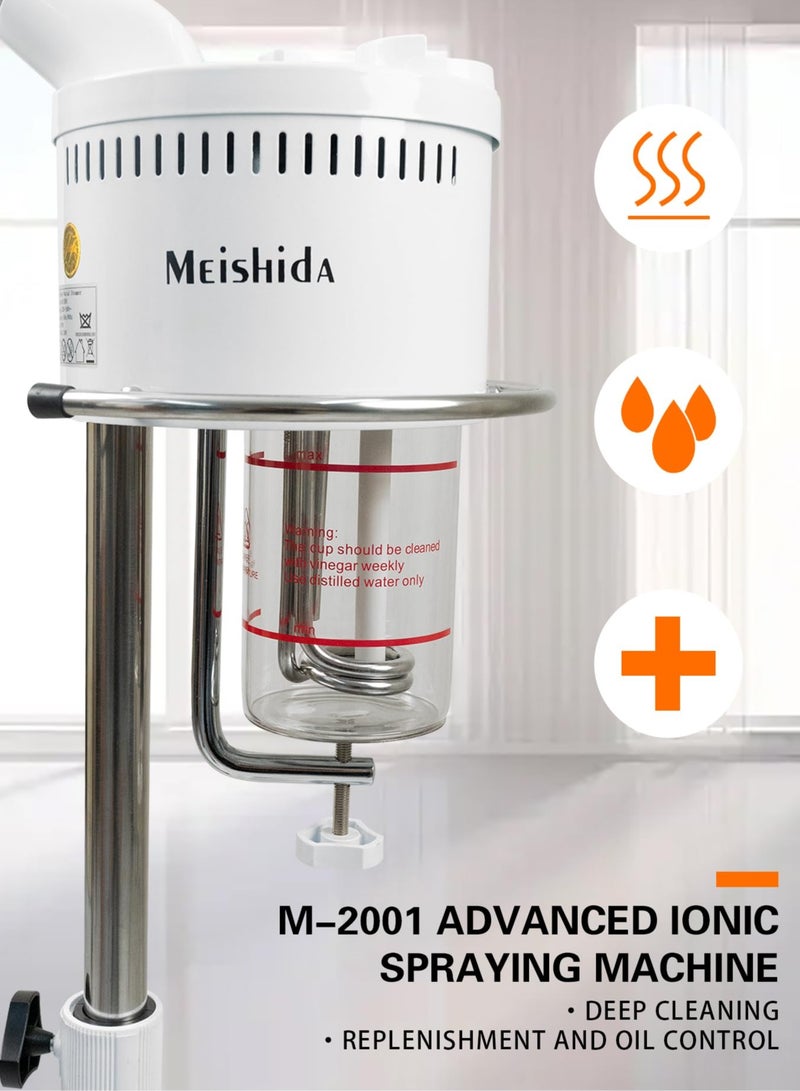 ميشيدا جهاز بخار الوجه جهاز بخار التجميل والمنتجعات الصحية جهاز بخار الوجه لتنظيف الوجه بعمق والعناية بالبشرة - Image 2