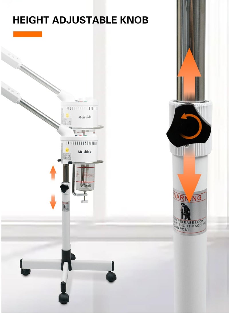 ميشيدا جهاز بخار الوجه جهاز بخار التجميل والمنتجعات الصحية جهاز بخار الوجه لتنظيف الوجه بعمق والعناية بالبشرة - Image 4