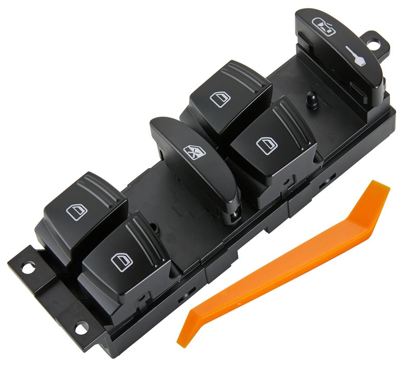 ZAPSOTS Window Switch10 Metal PinsFits for Porsche Cayenne 20032006 Cayenne 20082010Left Front Driver Side Control Door vidrios Master Power Switch