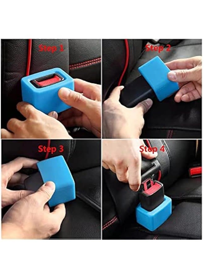 Convenient Access Seatbelt Holder for Children 2-Pack (Blue) - Image 5