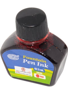 FIS Fountain Pen INK 62.5 ml, Color : Red