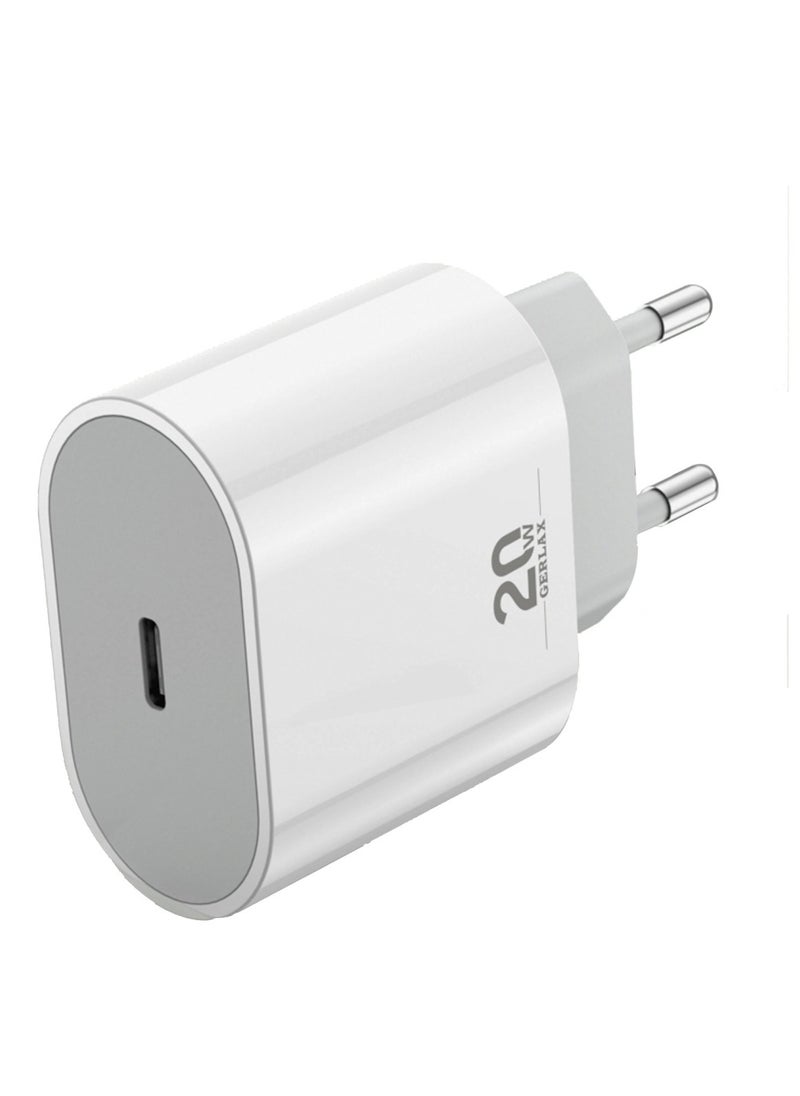 جيرلاكس Gerlax PD 20W Turbo Charger – شاحن سريع فائق الذكاء والأمان  - Image 1