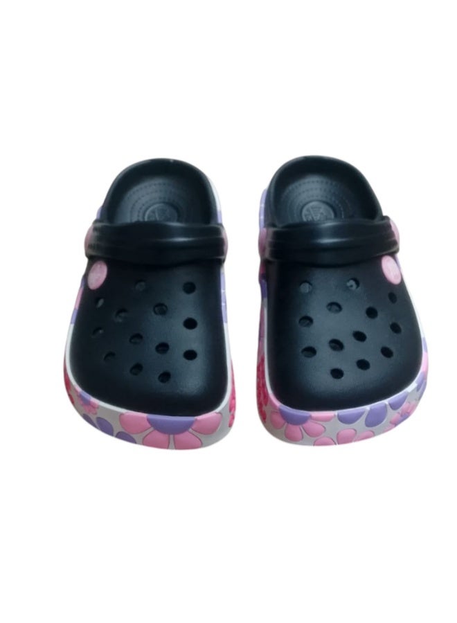 Coco Lightweight and comfortable girls clogs with a perforated design and fixed back strap - suitable for everyday wear, beach outings, and travel - available in multiple colors - Image 3