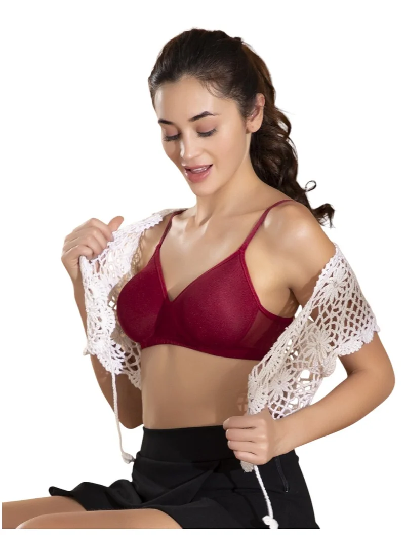 Clovia Padded Non-Wired Full Cup T-shirt Bra