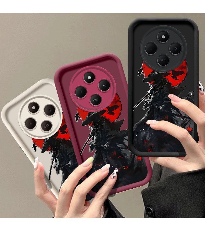 Compatible Phone Case For Poco C75 5G Black - Image 1