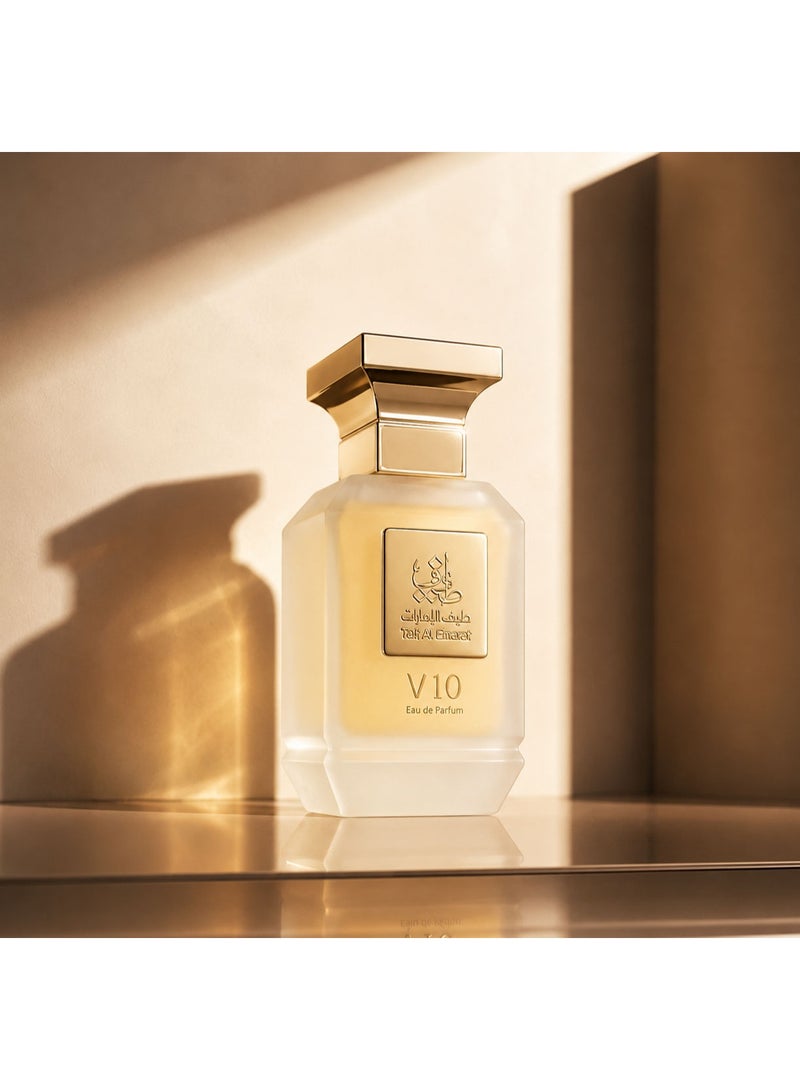 Taif Al Emarat V10 Eau de Parfum 75ml, Unisex Arabic Perfume, Long Lasting Vanilla Fragrance with Oud & Musk - Image 4