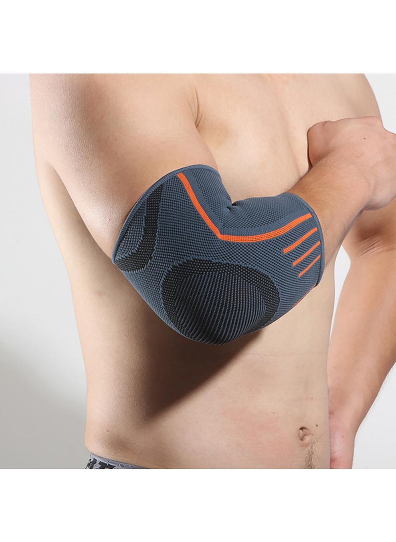 Sweet seven - Elbow Brace for Tendonitis and Tennis Elbow - Compression Sleeve for Men and Women - Relieve Tennis Elbow, Golfers Elbow, Tendonitis, and Weightlifting (Grey) - Image 1