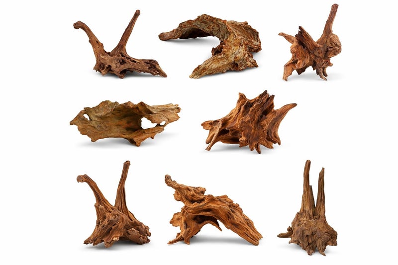 Azil Natural Driftwood 9''-12'' (2 Pieces) â€“ Perfect Aquarium Decoration for Fish Tanks, Freshwater Aquariums, Terrariums, Aquascaping, Hardscaping, Aquatic Plants - Image 1