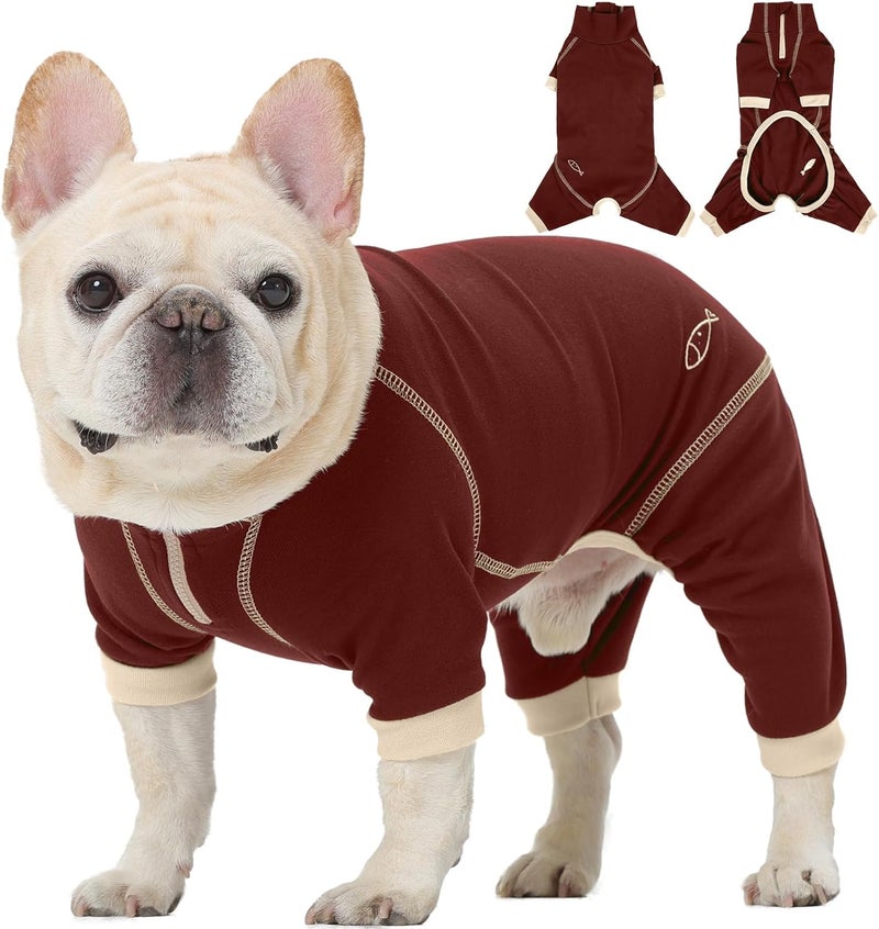 ROZKITCH Cat Body Suit to Stop Licking, Cat Body Suit with Legs After Surgery Anxiety Jacket with Four Legs, Onesie Body Suit After Surgery Brown 2XL - Image 1