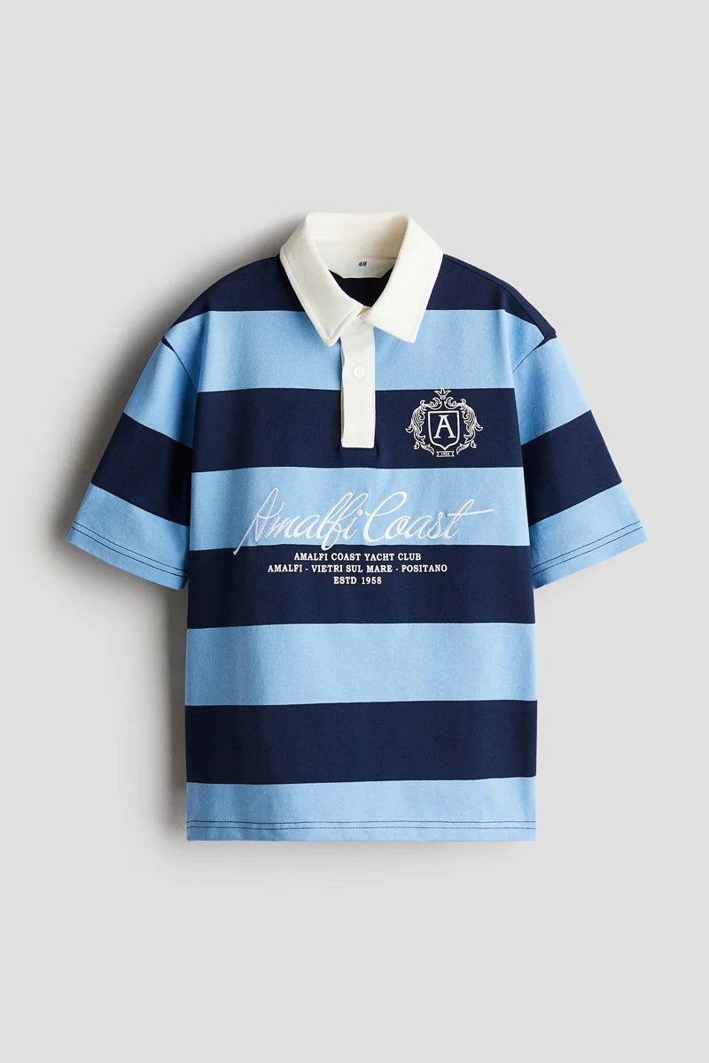 H&M Text-motif polo shirt