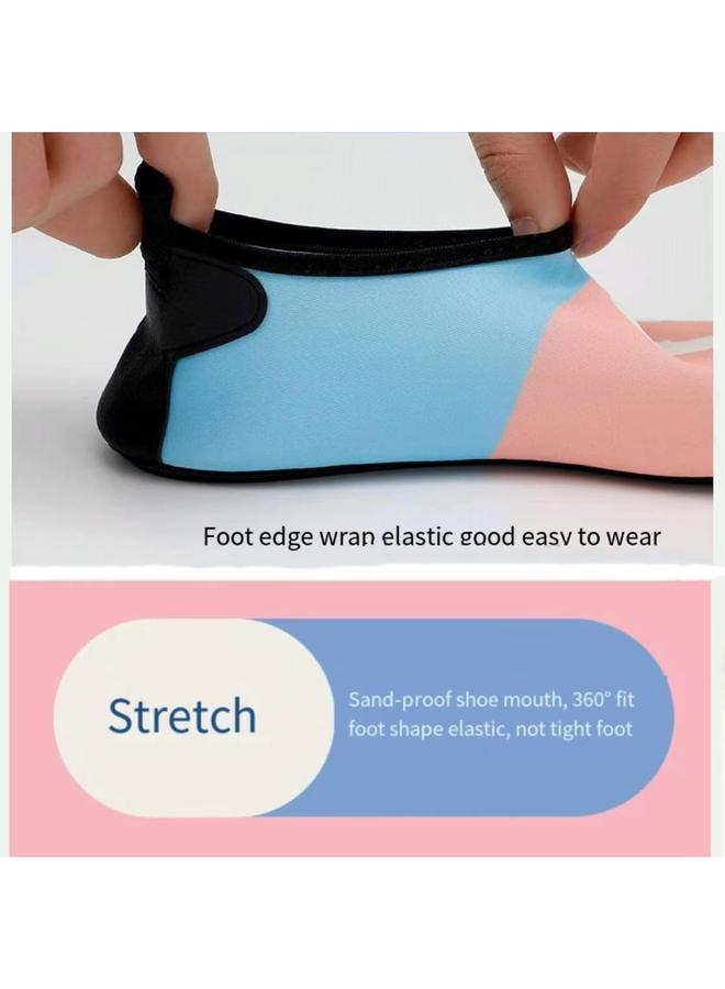 مرحبا بيبي أحذية سباحة مائية للأطفال، أحذية رياضية حافية القدمين، سريعة الجفاف، مضادة للانزلاق، مناسبة للشاطئ وركوب الأمواج وحمام السباحة، للأولاد والبنات، مقاس 26-27، مناسبة للأقدام من 15.5 إلى 16.5 سم - Image 4