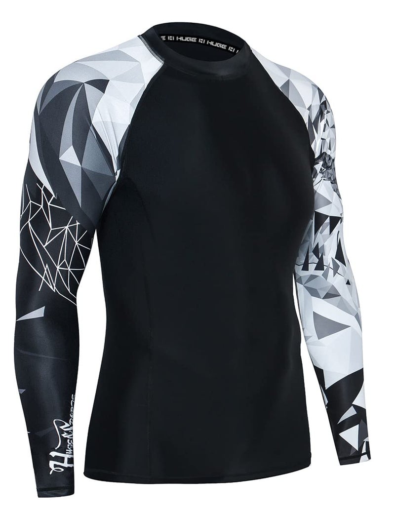 HUGE SPORTS HUGE SPORTS Wildling Series UV Protection Quick Dry Compression Rash Guard (Eagle,XL) - Image 3