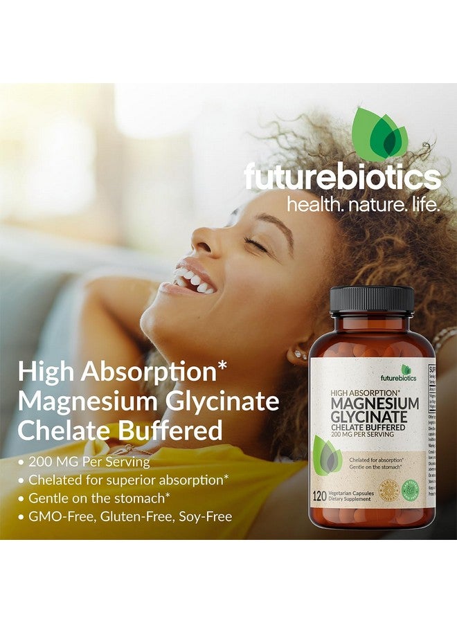 Futurebiotics فيتشر بيوتكس مغنيسيوم جليسينات 200 ملغ لكل حصة مخلب لامتصاص عالي، لطيف على المعدة، غير معدّل وراثيًا، 60 كبسولة نباتية - Image 4