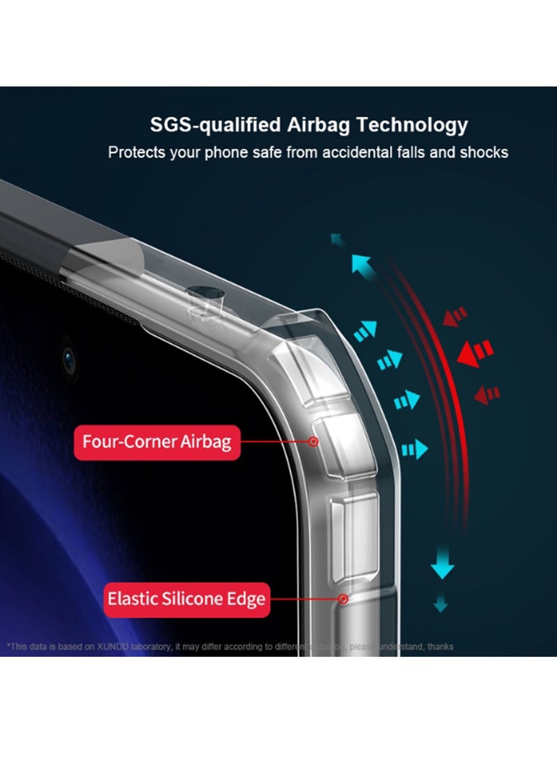for vivo Y39 5G Case, Ultra Thin Lightweight, Soft TPU Bumper, Acrylic Clear Back Cover vivo Y39 5G, Black - Image 2