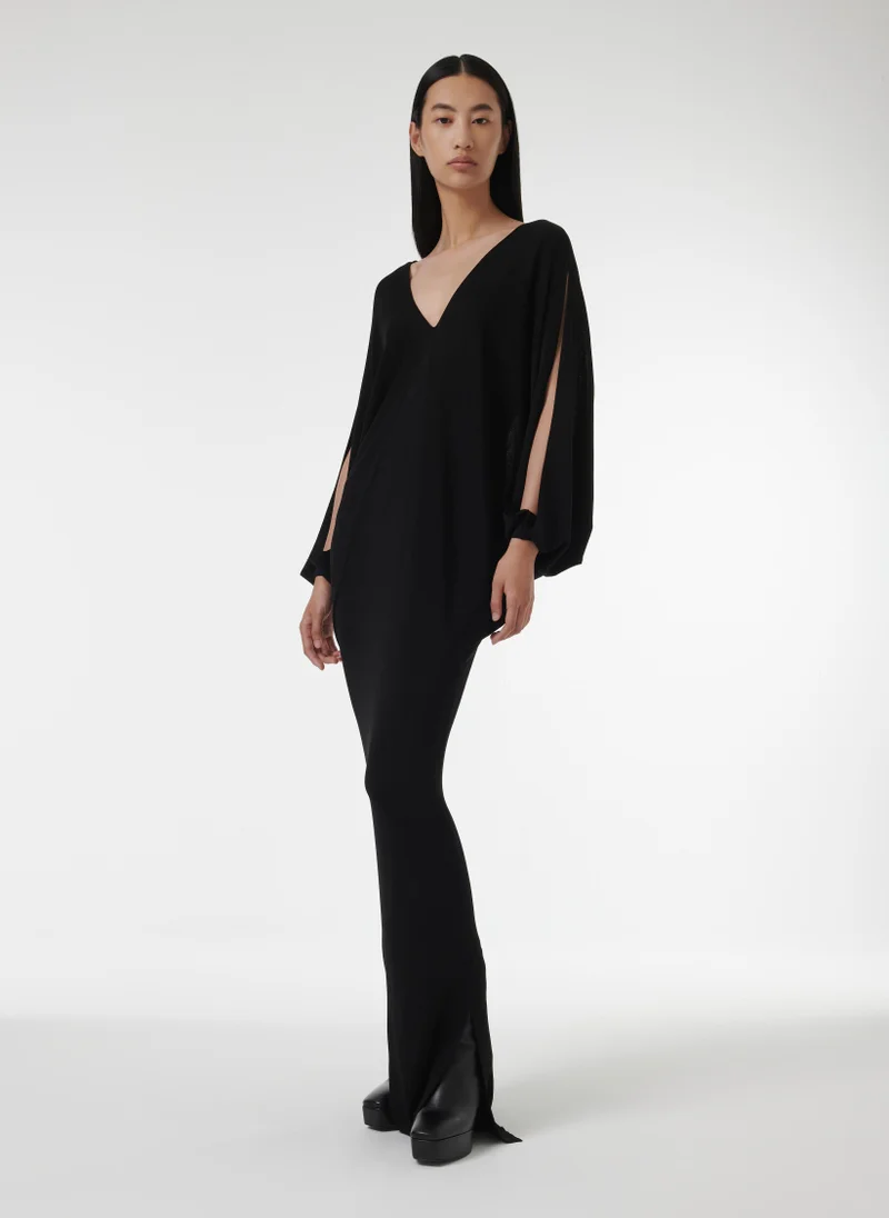 Knitted Batwing Sleeve Kaftan