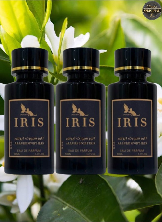 IRIS 3 Pieces Allure Sport Iris Perfume 50ML  - Image 1