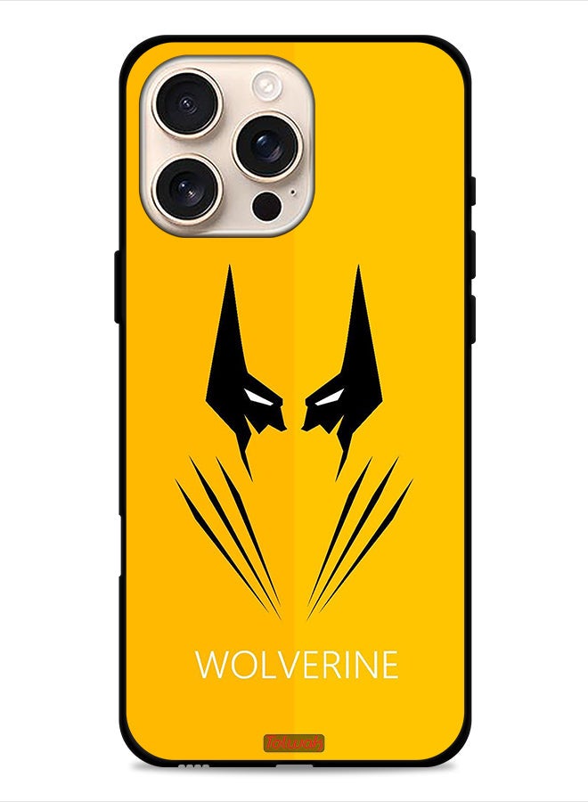 Tolwak Apple iPhone 16 Pro Protective Case Cover Wolverine - Image 1