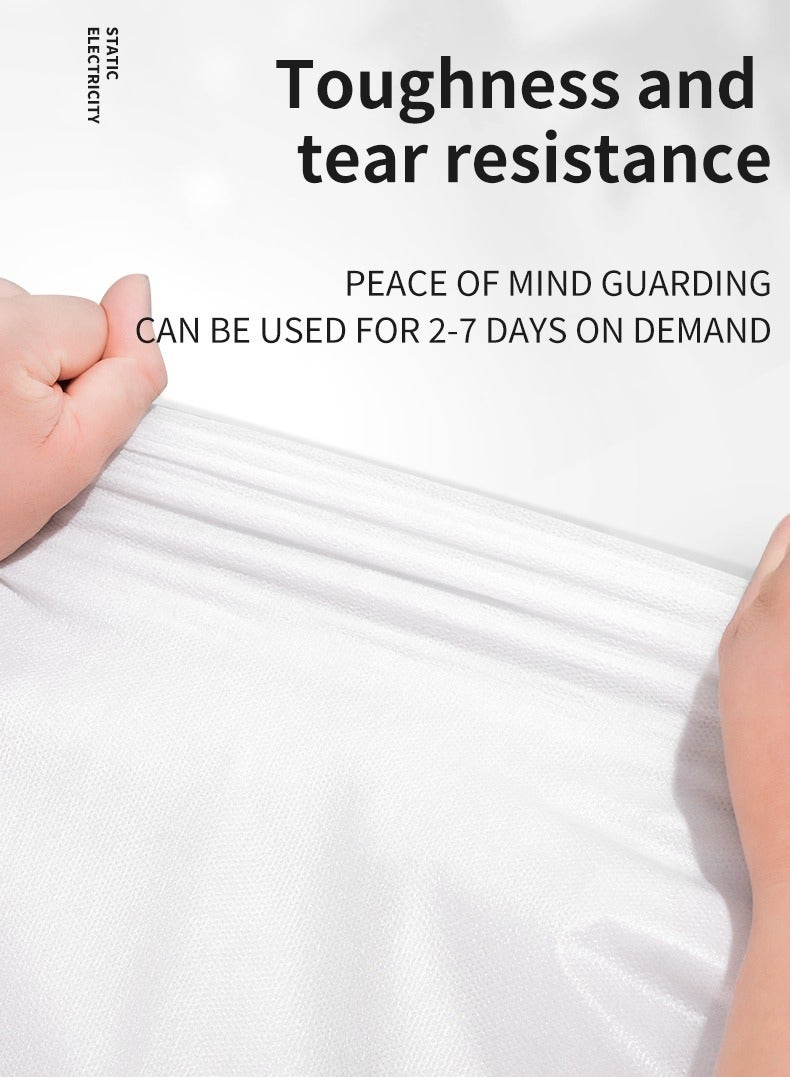 4 Pack Disposable Bed Sheets for Travel, Portable Disposable Bedding Set with Bed Sheet*1/Quilt Cover*1/Pillowcases*2 Disposable Bed Sheets King Size for Travel Business Trip Camping Hotel. - Image 4