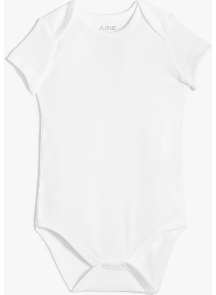 جون Baby Basic 5 Pieces Short Sleeve Body White