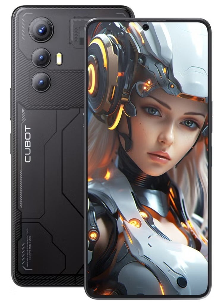 Cubot - MAX 5 Smartphone 6.95-Inch FHD+ Display 5G Android 14 Octa-core Processor Game Mobile Phone 12GB RAM 256GB ROM 5100mAh Battery 100MP+32MP Camera Wi-Fi6 Dual SIM NFC TECH Black - Image 1