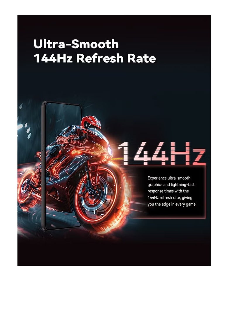 Cubot - MAX 5 Smartphone 6.95-Inch FHD+ Display 5G Android 14 Octa-core Processor Game Mobile Phone 12GB RAM 256GB ROM 5100mAh Battery 100MP+32MP Camera Wi-Fi6 Dual SIM NFC TECH Black - Image 1