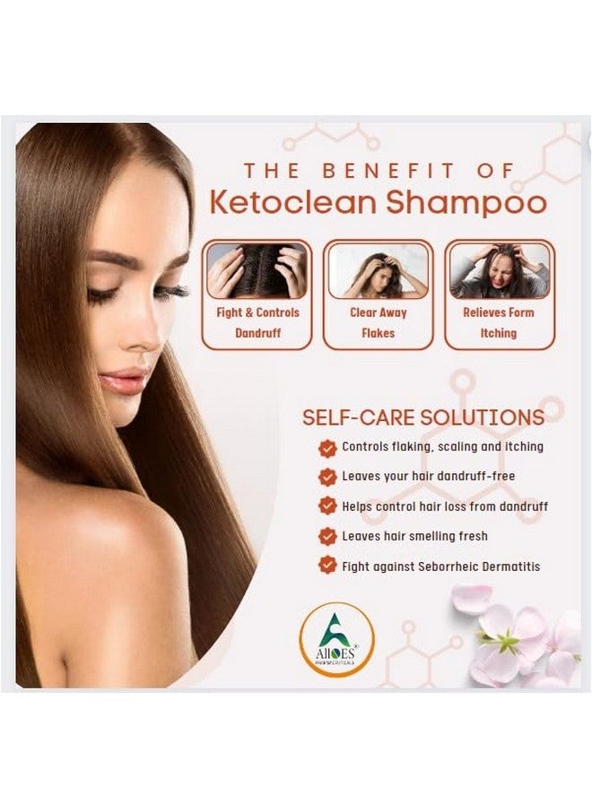 ALLOES PHARMACEUTICALS ALLOES PHARMACEUTICALS Anti-Dandruff Ketoclean Shampoo Treatment for Long-Lasting Relief of Itching and Flaking Scalp - 100 ML  - Image 2