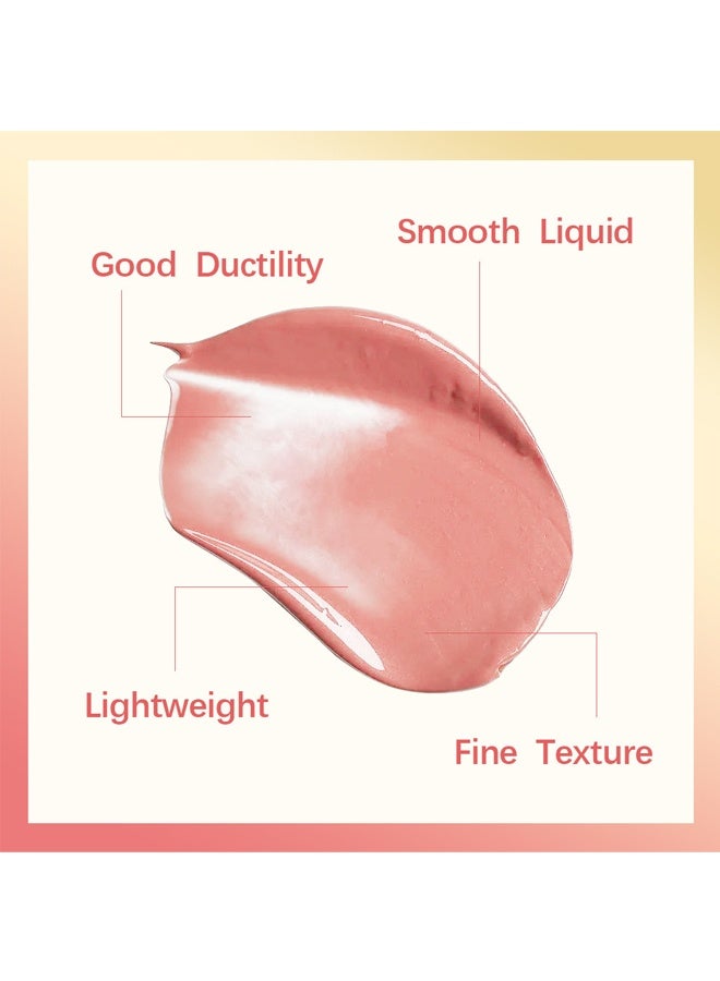 lakerain Natural Light l Liquid Highlighter，Velvet Liquid Blush lightweight，Long Lasting，Create a Natural and Vibrant Makeup #02 - Image 3