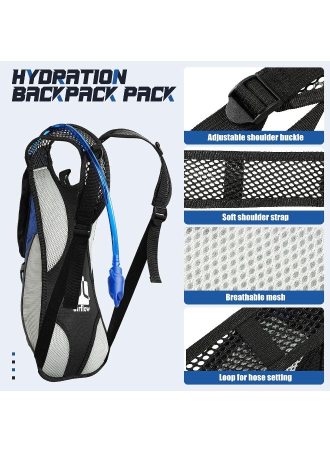 Reginary 2 Pack Hydration Backpack Pack with 2L Water Bladder, Hiking Backpack with Hydration Bladder Water Rucksack Backpack Bladder Bag Cycling Bicycle Bike/Hiking Climbing Pouch  - Image 2