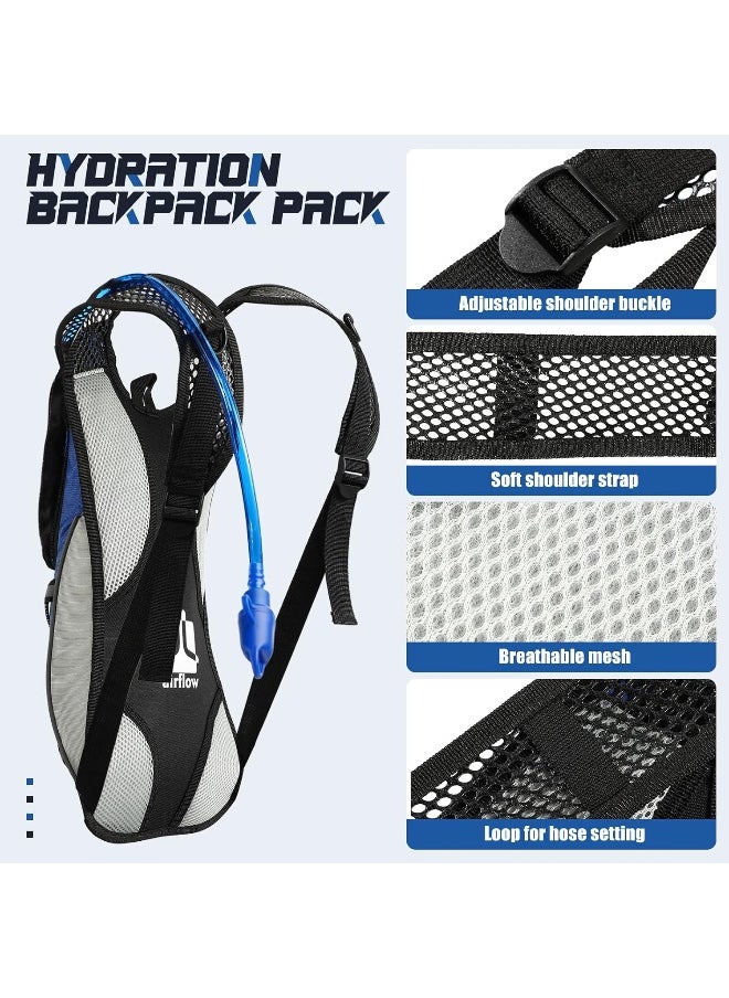Reginary 2 Pack Hydration Backpack Pack with 2L Water Bladder, Hiking Backpack with Hydration Bladder Water Rucksack Backpack Bladder Bag Cycling Bicycle Bike/Hiking Climbing Pouch  - Image 5