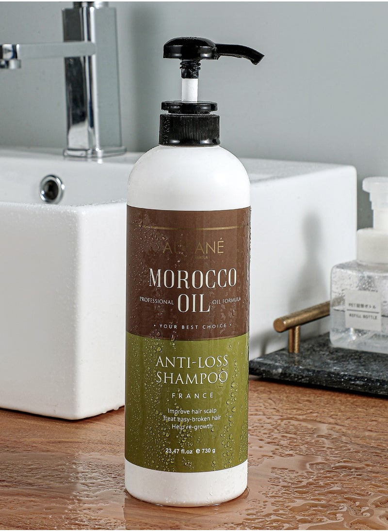 Morocco Cold-Pressed Organic Oil (730 G) Best For Hair fall, loss, Improve Hair scalp environment (Made in Spain)