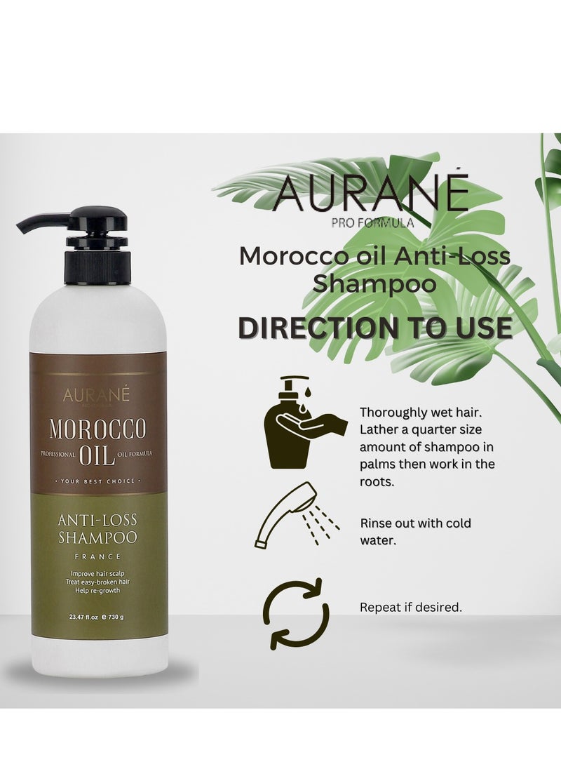 Morocco Cold-Pressed Organic Oil (730 G) Best For Hair fall, loss, Improve Hair scalp environment (Made in Spain)