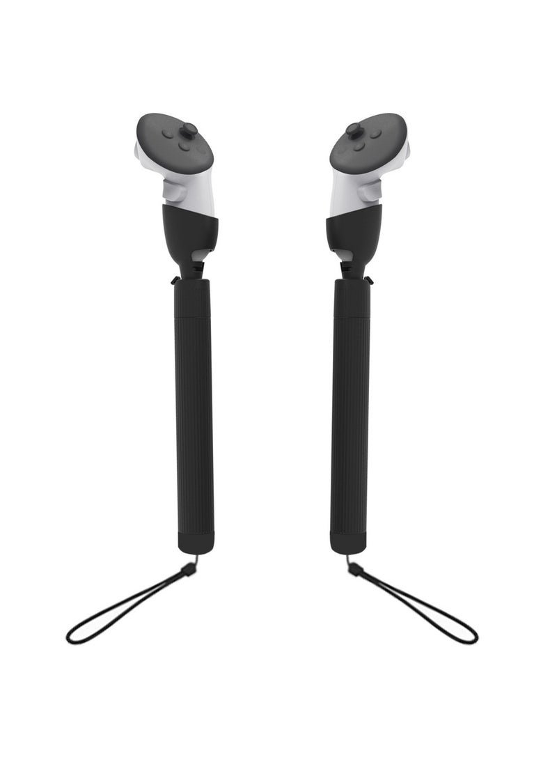 2 Controllers for Meta Quest 3 gamepads Motion controllers for Quest 3 controllers Play Beat Saber games VR controller controller accessories - Image 1