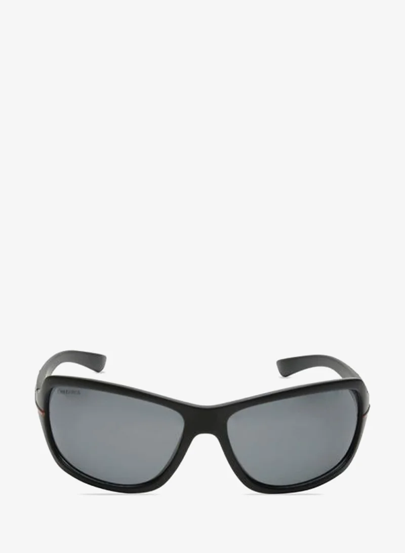 فاستراك Polarized Sunglasses Black Frame Smoke Mirror Lens 62mm  - P321BK2PV