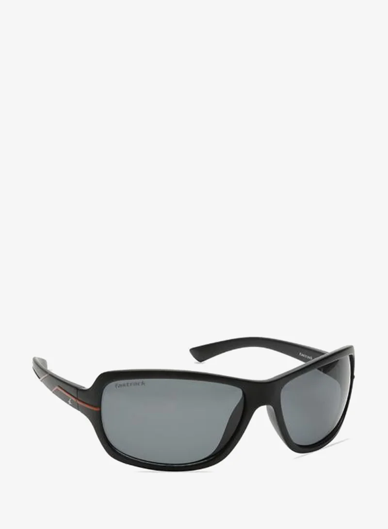 فاستراك Polarized Sunglasses Black Frame Smoke Mirror Lens 62mm  - P321BK2PV