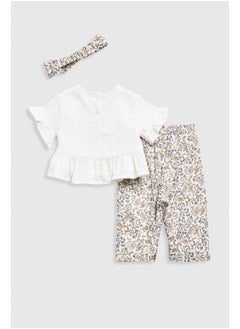 mothercare Woven Top, Trousers and Headband Set  - Image 2