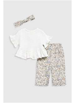 mothercare Woven Top, Trousers and Headband Set  - Image 1