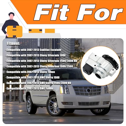LEVANLIGHT GM0817558 Door Mirror Power Folding Motor Left/Right Compatible with GMC Sierra Yukon Chevy Silverado Suburban Tahoe Cadillac Escalade 2007-2013, Replaces# 20756891, ‎20756774 - Image 3