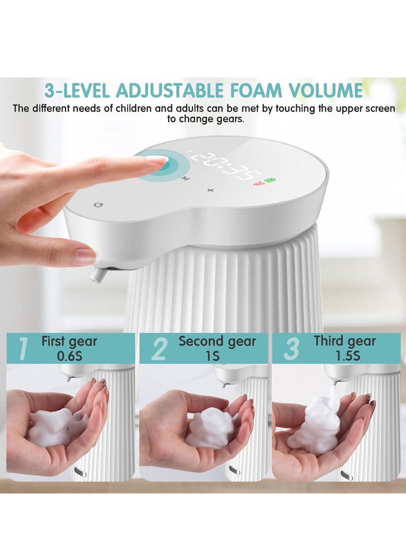 Sharpdo Automatic Smart Sensor Foaming Soap Dispenser Touchless Three-level Adjustment Auto Liquid Soap Dispenser For Bathroom Kitchen Washroom USB Rechargeable  - Image 3