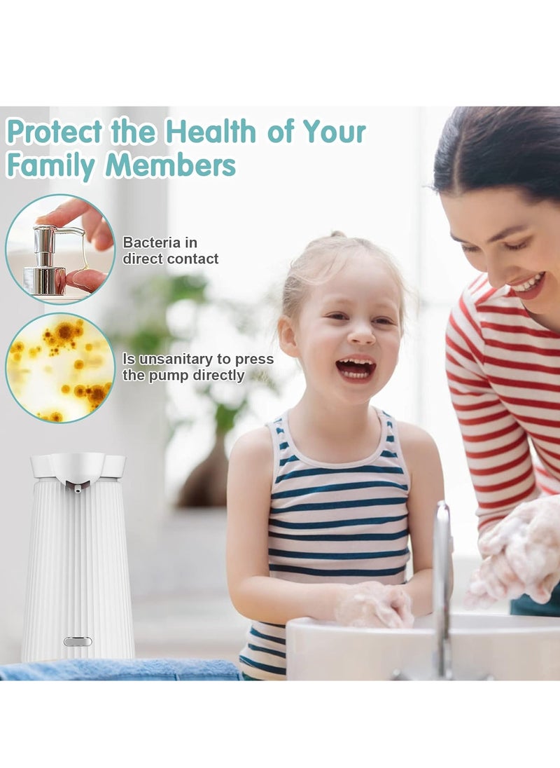 Sharpdo Automatic Smart Sensor Foaming Soap Dispenser Touchless Three-level Adjustment Auto Liquid Soap Dispenser For Bathroom Kitchen Washroom USB Rechargeable  - Image 4