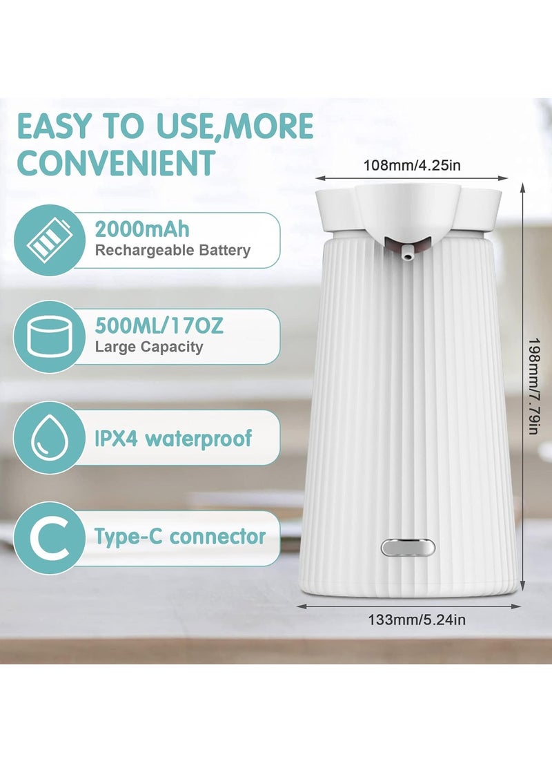 Sharpdo Automatic Smart Sensor Foaming Soap Dispenser Touchless Three-level Adjustment Auto Liquid Soap Dispenser For Bathroom Kitchen Washroom USB Rechargeable  - Image 5