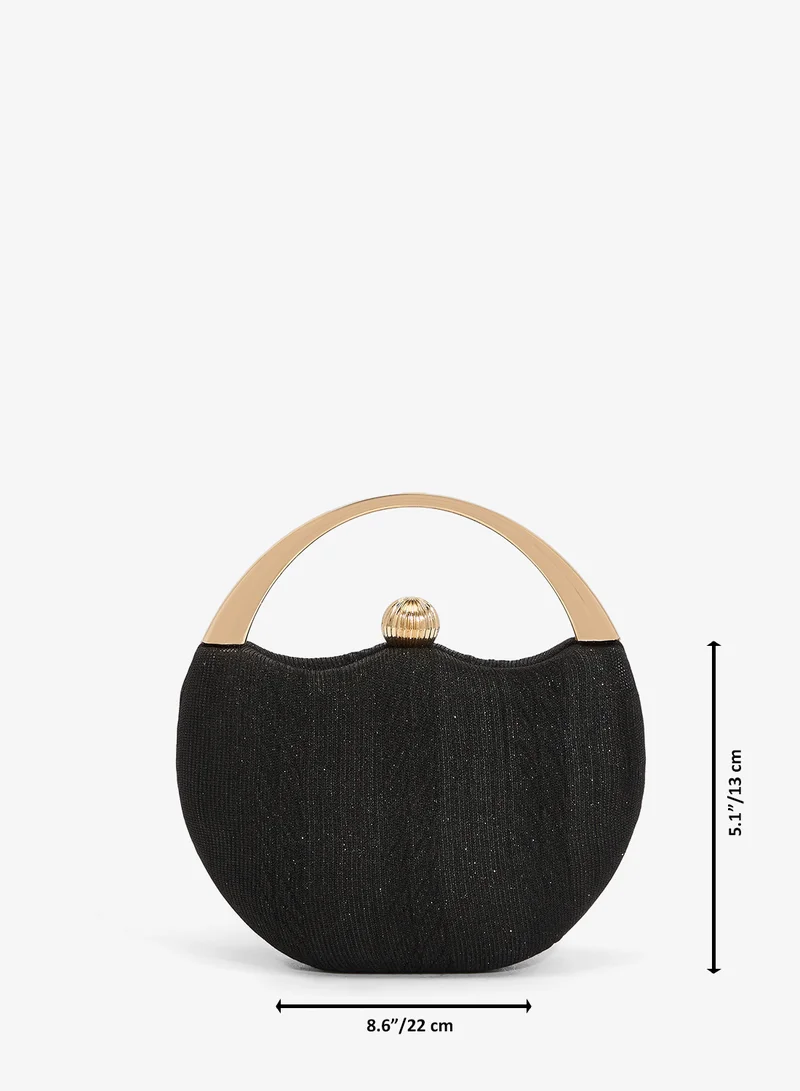 Khizana  Gold Ring Handle Statement Clutch for Women | Best Price UAE