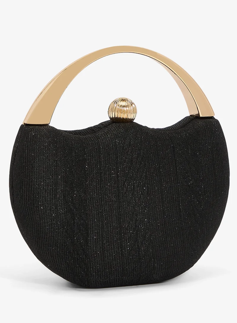 Khizana  Gold Ring Handle Statement Clutch for Women | Best Price UAE