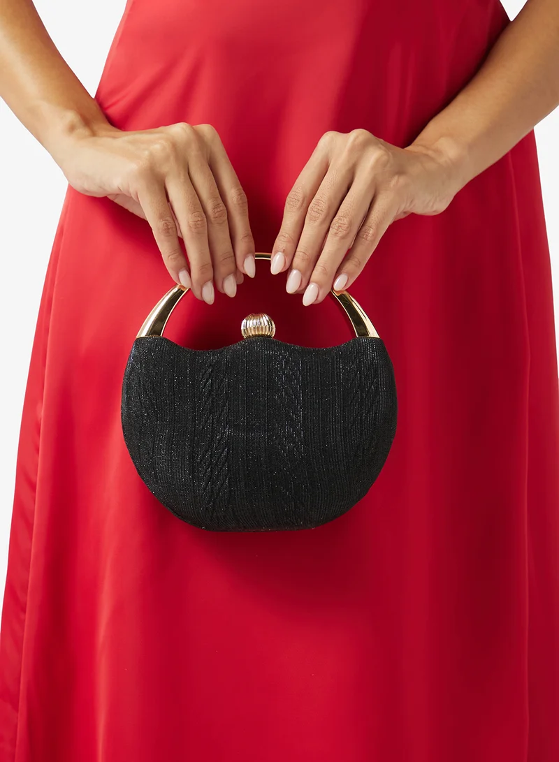Khizana  Gold Ring Handle Statement Clutch for Women | Best Price UAE