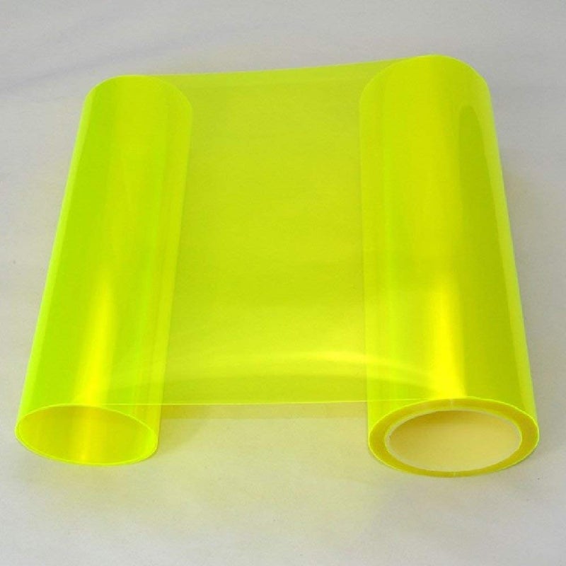 Spedy High Gloss Vinyl Tint Smoke Film (Fluorescent Yellow, 30X60 cm) Article No.302 - Image 3