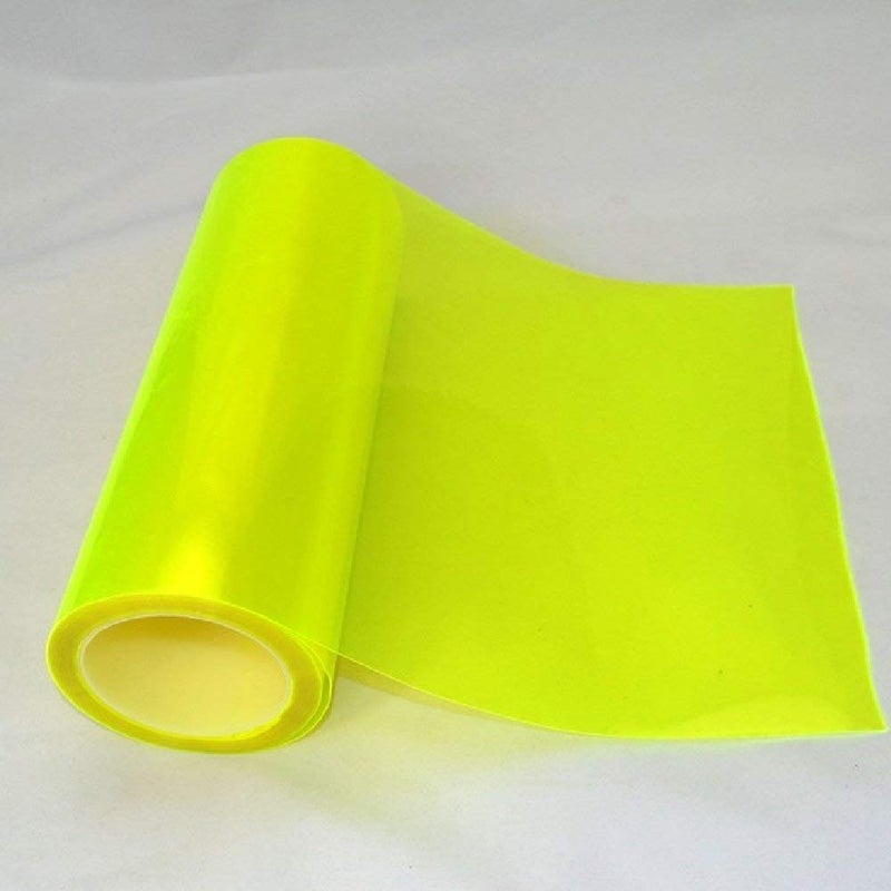 Spedy High Gloss Vinyl Tint Smoke Film (Fluorescent Yellow, 30X60 cm) Article No.302 - Image 2