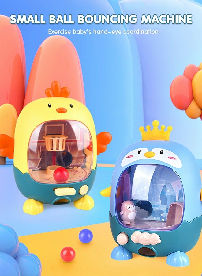 GROIC 2Pcs Mini Basketball Shooting Games and Football Shooting Games Desktop Arcade Finger Ejecting Game, Desk Games Parent-Child Interactive Educational Toys - Image 2