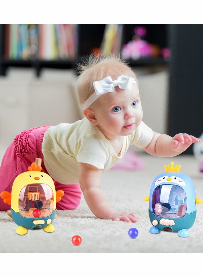 GROIC 2Pcs Mini Basketball Shooting Games and Football Shooting Games Desktop Arcade Finger Ejecting Game, Desk Games Parent-Child Interactive Educational Toys - Image 4