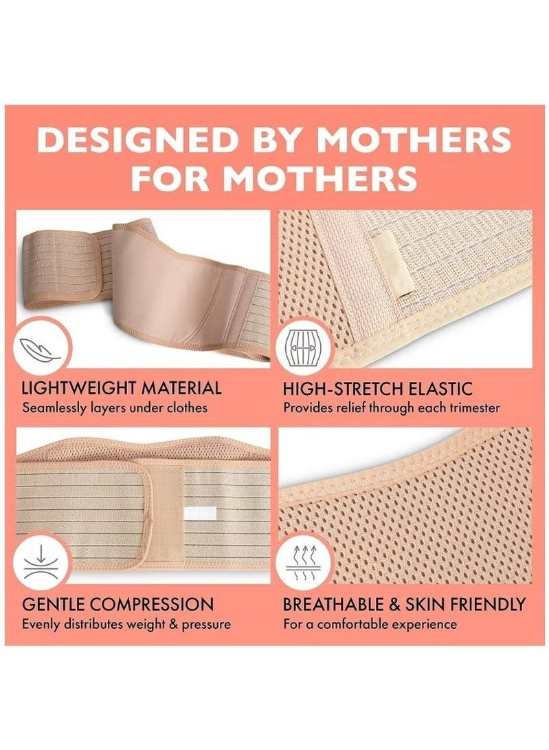 HAVEN Support Belt for Pregnant Women Adjustable Belt Good Breathability Waist Back Pelvic Support Belt Suitable for Women During Pregnancy,Belly Band Pregnant Mom Gifts - Image 4