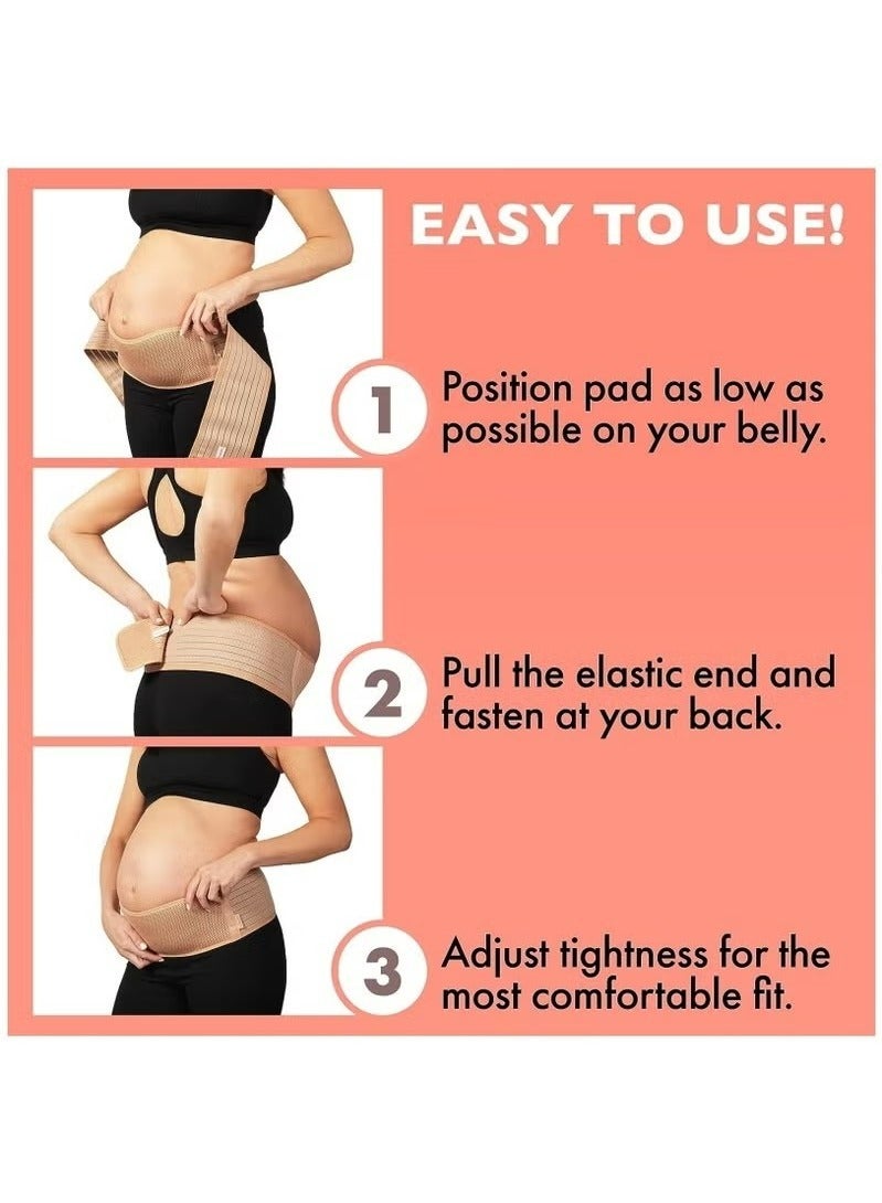 HAVEN Support Belt for Pregnant Women Adjustable Belt Good Breathability Waist Back Pelvic Support Belt Suitable for Women During Pregnancy,Belly Band Pregnant Mom Gifts - Image 5