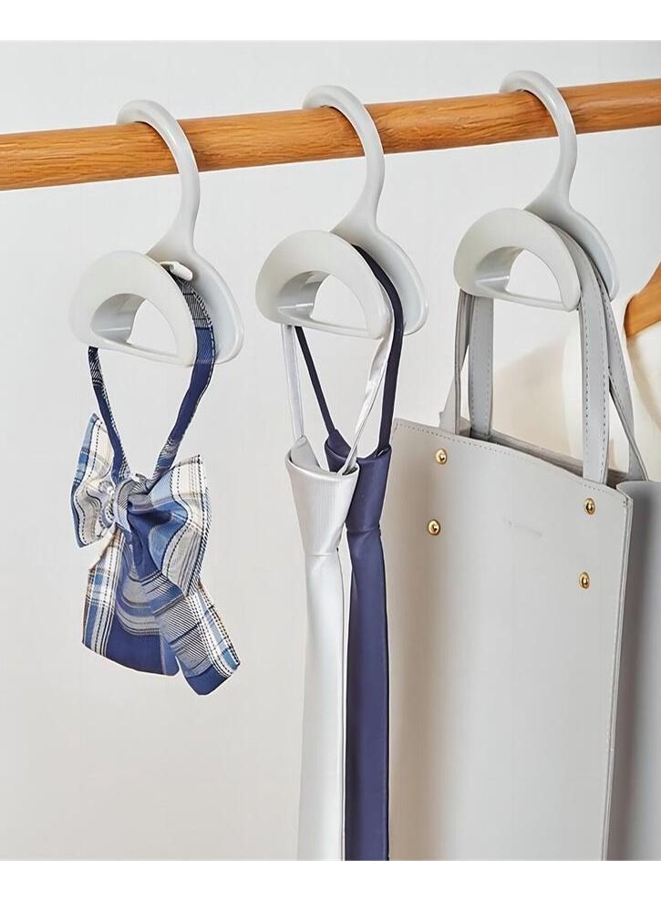 2 PCS Hanging Handbag Purse Organizer for Closet, Purse Bag Storage Holder for Wardrobe Closet Space Saving Purse Organizers System Grey  - Image 5